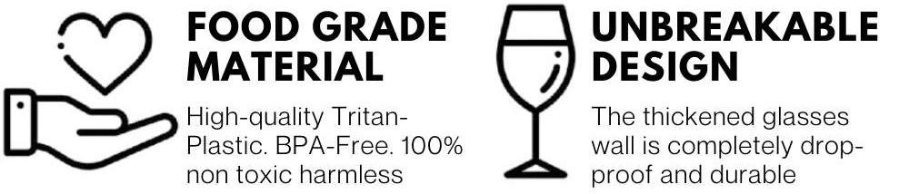 Plastic Whiskey Glass dimensions and specifications