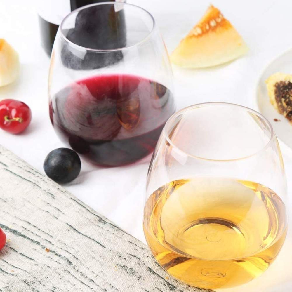 Plastic Stemless Wine Glasses: image 5